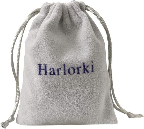 هارلوركي مجموعة قلادة واقراط من حجر الراين الكريستالي على شكل دمعة - مجوهرات لامعة مع احجار زرقاء ملكية، مثالية للازياء التنكرية والازياء - هدية رائعة للنساء والفتيات، مقاس S، من الستانلس ستيل in Kuwait