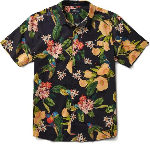 Roark Mens Journey Button Down Shirt, Classic Short Sleeve Fit T-Shirt, Chest Pocket in Saudi Arabia