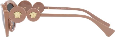 Versace Woman Sunglasses Black Frame, Dark Grey Lenses, 54MM in Saudi Arabia