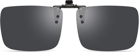 CAXMAN Polarized Clip On Sunglasses Over Prescription Glasses for Men Women UV Protection in Saudi Arabia