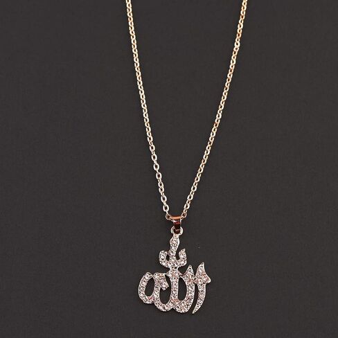 WUSUANED Islam Allah Pendant Necklace Muslim Jewelry Religious gift in Saudi Arabia