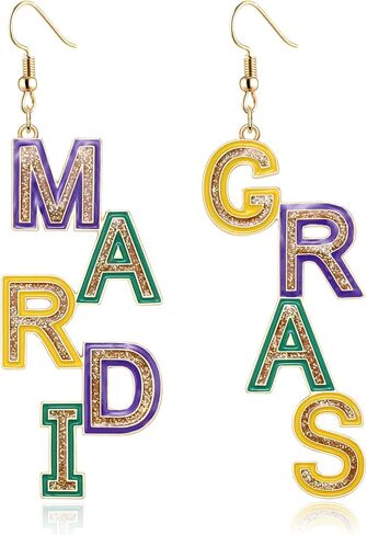 happy new year earrings 2023 alloy earrings for women new year eve drop dangle earrings in Kuwait