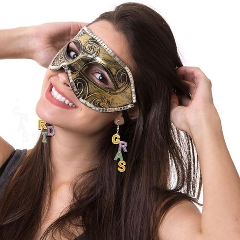 happy new year earrings 2023 alloy earrings for women new year eve drop dangle earrings in Kuwait