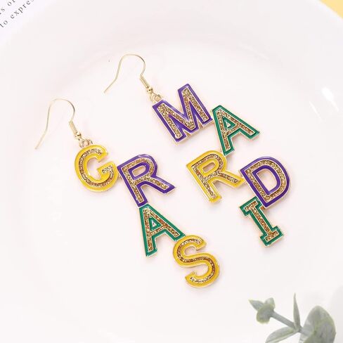 happy new year earrings 2023 alloy earrings for women new year eve drop dangle earrings in Kuwait