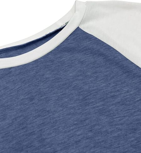 تي شيرتات نسائية كاجوال من Bingerlily بأكمام 3/4 كتلة ألوان بلوزات لطيفة ومريحة in Kuwait