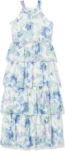 Speechless Girls' Full Length Tiered Ruffled Dress in Saudi Arabia
