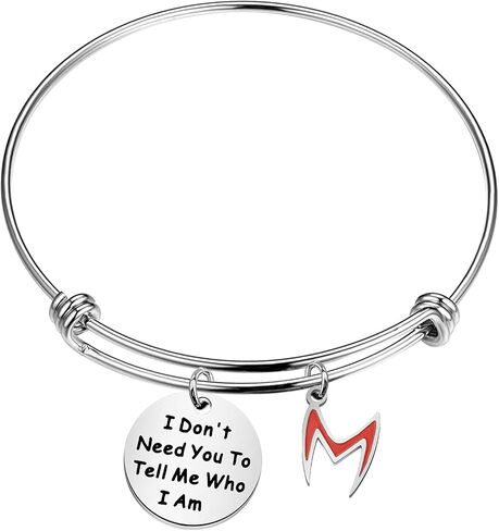 AKTAP Super Women Witch Gift Inspiring Super Hero Bracelets for Fans I Don't Need You To Tell Me Who I Am Helmet Bangle in Saudi Arabia