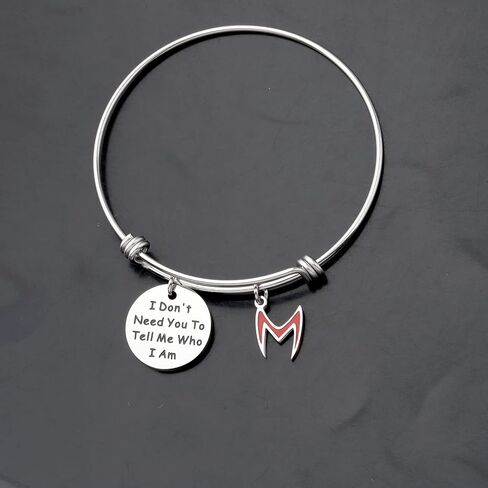 AKTAP Super Women Witch Gift Inspiring Super Hero Bracelets for Fans I Don't Need You To Tell Me Who I Am Helmet Bangle in Saudi Arabia