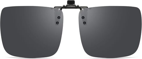 CAXMAN Polarized Clip On Sunglasses Over Prescription Glasses for Men Women UV Protection in Saudi Arabia
