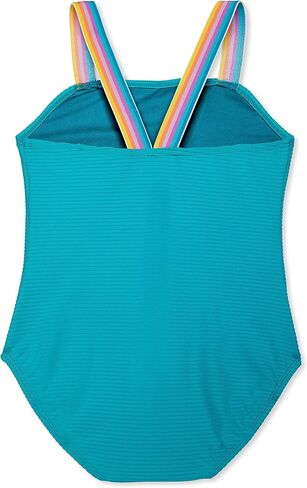 Speedo Girls' Swimsuit One Piece Square Neck Thin Strap in Saudi Arabia