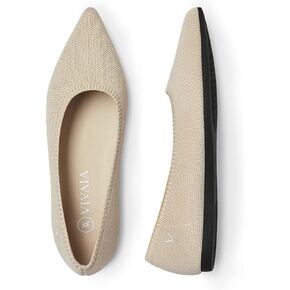 حذاء VIVAIA Aria 2.0 نسائي كاجوال بدون كعب سهل الارتداء وقابل للغسل، طراز بمقدمة مدببة in Kuwait