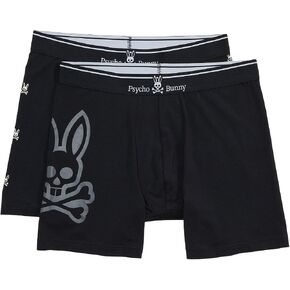 Psycho Bunny 2-Pack Boxer Brief Black 1 MD in Saudi Arabia
