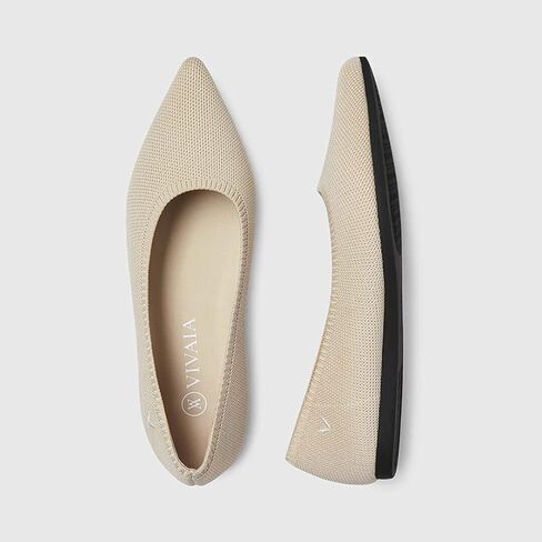 حذاء VIVAIA Aria 2.0 نسائي كاجوال بدون كعب سهل الارتداء وقابل للغسل، طراز بمقدمة مدببة in Kuwait