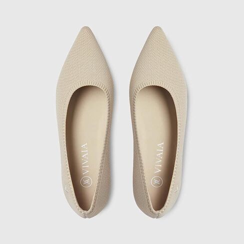 حذاء VIVAIA Aria 2.0 نسائي كاجوال بدون كعب سهل الارتداء وقابل للغسل، طراز بمقدمة مدببة in Kuwait