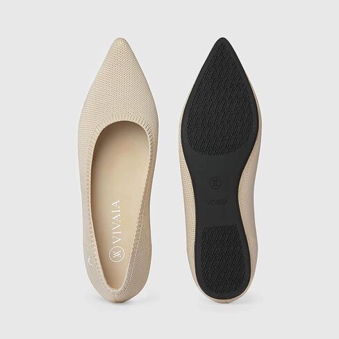 حذاء VIVAIA Aria 2.0 نسائي كاجوال بدون كعب سهل الارتداء وقابل للغسل، طراز بمقدمة مدببة in Kuwait