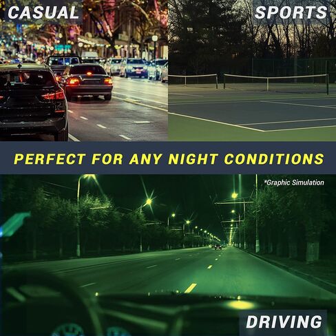 نظارات قيادة ليلية نايت لايت نافيغايتور من ايجل آيز - أسود in Kuwait