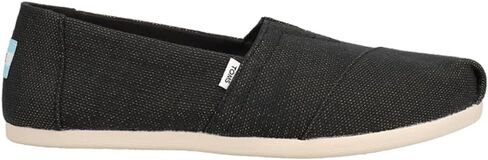 TOMS Womens Alpargata Metallic Slip On Flats Casual - Silver in Kuwait
