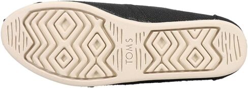 TOMS Womens Alpargata Metallic Slip On Flats Casual - Silver in Kuwait