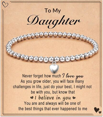 هدايا HGDEER ​​HGDER للأم والابنة والأخت للفتيات المراهقات، سوار قابل للتعديل للنساء والفتيات in Kuwait