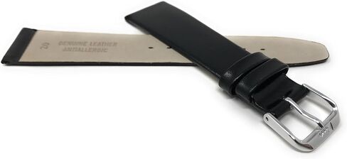Bandini Leather Watch Band Strap - Classic - Slim - 2 Colors (With or Without Stitch) - 6mm, 8mm, 10mm, 12mm, 14mm, 16mm, 18mm, 20mm (Also comes in Extra Long, XL) in Saudi Arabia