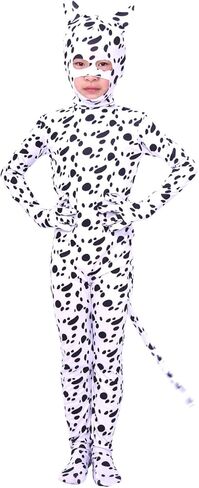 Seeksmile الطفل الاطفال الفهد ليوبارد النمر الحيوان طباعة Zentai هالوين زي ارتداءها بذلة زيبرا Catsuit نيسيي in Saudi Arabia