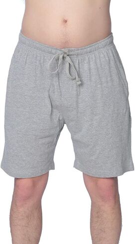 شورت بيجامة منسوج من الجيرسي للرجال متوفر بمقاسات كبيرة in Kuwait