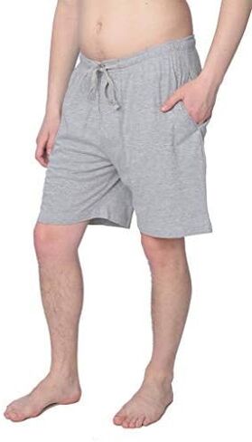 شورت بيجامة منسوج من الجيرسي للرجال متوفر بمقاسات كبيرة in Kuwait