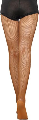 missfiona Womens Professional Latin Fishnet Stocking Non-slip Cotton Sole Tango Dance Tights in Kuwait