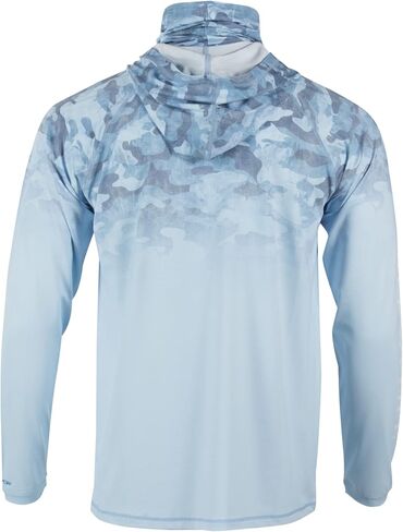 Salt Life Men's Into The Abyss Long Sleeve Perforated Mesh Performance Hoodie in Saudi Arabia