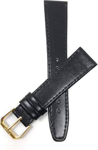 Bandini Leather Watch Band Strap - Classic - Slim - 2 Colors (With or Without Stitch) - 6mm, 8mm, 10mm, 12mm, 14mm, 16mm, 18mm, 20mm (Also comes in Extra Long, XL) in Saudi Arabia