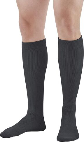 Ames Walker AW Styles 120/125/150 Coolmax 20-30 mmHg Firm Compression Knee High Socks Black Medium in Saudi Arabia