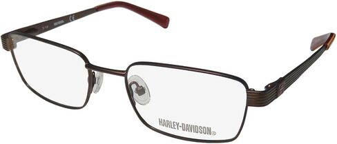 Harley Davidson Eyewear HD0124T Eyeglass Frames - Matte Dark Brown Frame, 48 mm Lens HD0124T48049 in Saudi Arabia