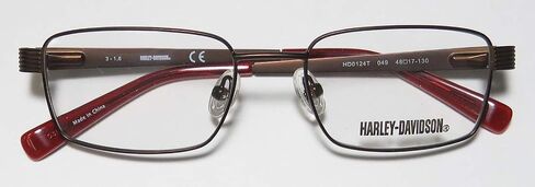 Harley Davidson Eyewear HD0124T Eyeglass Frames - Matte Dark Brown Frame, 48 mm Lens HD0124T48049 in Saudi Arabia