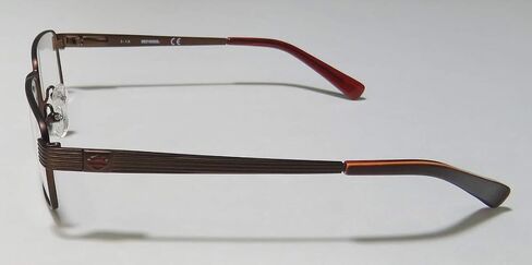Harley Davidson Eyewear HD0124T Eyeglass Frames - Matte Dark Brown Frame, 48 mm Lens HD0124T48049 in Saudi Arabia