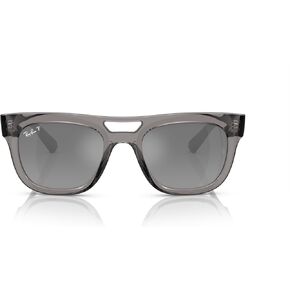 نظارة شمسية راي بان للجنسين إطار أسود، عدسات خضراء داكنة، 54 ملم in Kuwait