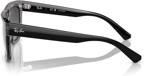 نظارة شمسية راي بان للجنسين إطار أسود، عدسات خضراء داكنة، 54 ملم in Kuwait