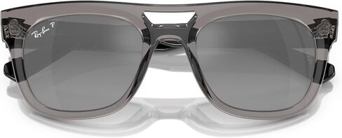 نظارة شمسية راي بان للجنسين إطار أسود، عدسات خضراء داكنة، 54 ملم in Kuwait