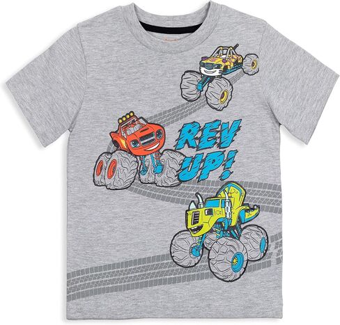 Blaze and the Monster Machines Pickle Crusher Blaze Stripes Zeg Stripes 3 Pack T-Shirts Toddler to Little Kid in Kuwait