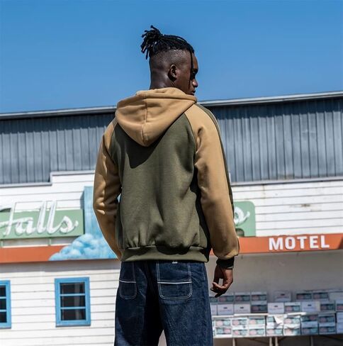 سويت شيرت DUOFIER للرجال بأكمام طويلة وقلنسوة للجري في صالة الألعاب الرياضية وخفيف الوزن وذو جيوب in Kuwait