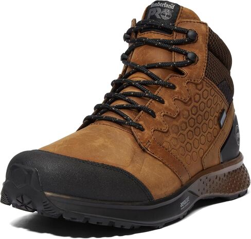 Timberland PRO Men's Reaxion Mid Soft Toe Waterproof Industrial Hiker Work Boot in Saudi Arabia