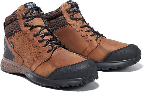 Timberland PRO Men's Reaxion Mid Soft Toe Waterproof Industrial Hiker Work Boot in Saudi Arabia