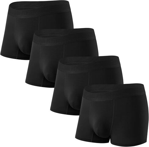 5Mayi Mens Underwear Mens Bamboo Viscose Boxer Briefs for Men Pack No Open Fly Mens Trunks Underwear in Saudi Arabia