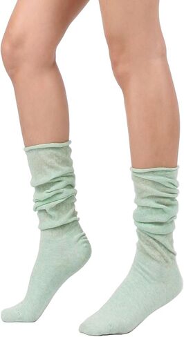 Women's Spring Summer Lightweight Slouch Socks in Kuwait