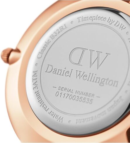 Daniel Wellington Petite Dover 28mm Women's Watch, Fabric (Polyester) Rose Gold Watch for Women in Saudi Arabia