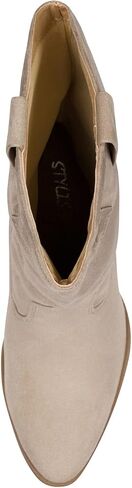 STYLISH S ONYX ~ Womens Western Mid Calf Boots Pointed Toe Stacked Heel Cowboy Boots in Saudi Arabia