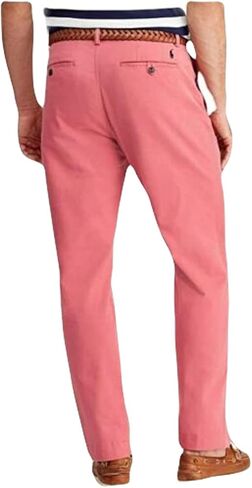 Polo Ralph Lauren Mens Stretch Straight Fit Chino Pants (Desert Rose, 33W x 32L) in Saudi Arabia