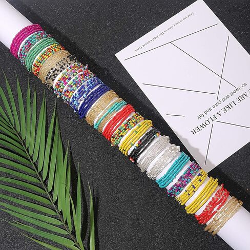 24 قطعة من خرز الخصر للنساء من Honsny، سلاسل الخصر للنساء، سلسلة الجسم، خرز البطن، سلسلة مرنة، خرز خصر أفريقي ملون، حجم كبير لفقدان مجوهرات بيكيني الشاطئ للنساء والفتيات in Kuwait