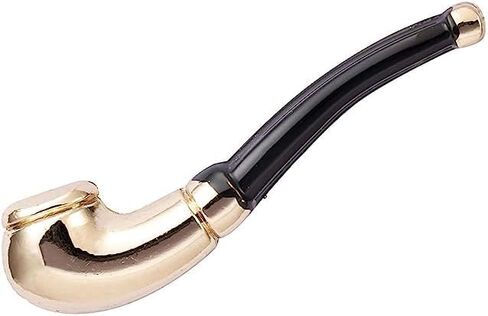 دبوس قبعة بتصميم انبوب ذهبي واسود، دبوس طية صدر السترة، اكسسوارات شارة كاب للرجال، قياسي، مينا بدون احجار كريمة in Kuwait