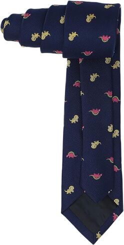 مينديبوت ربطة عنق على شكل ديناصور مع صندوق على شكل ديناصورات بلون كحلي in Kuwait