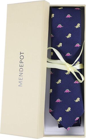 مينديبوت ربطة عنق على شكل ديناصور مع صندوق على شكل ديناصورات بلون كحلي in Kuwait